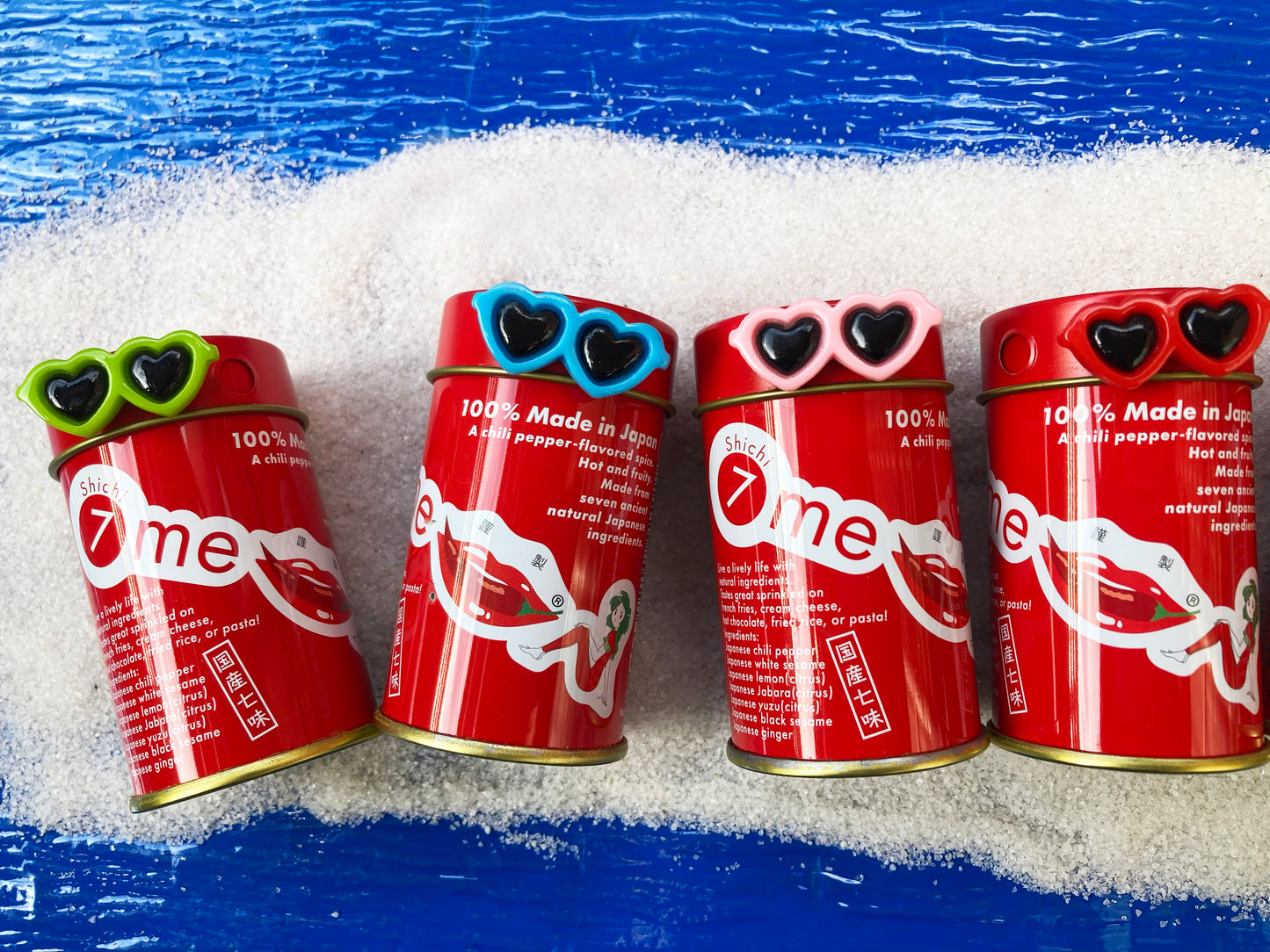 【NEW　夏限定❣️】缶にマグネットを❣️くっつきます❤️サングラス　マグネット1個